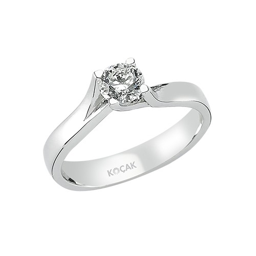 0.43 Karat GH VS2 Pırlanta Tektaş Yüzük