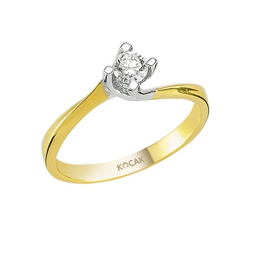 0.23 Karat GH VS1 Pırlanta Tektaş Yüzük