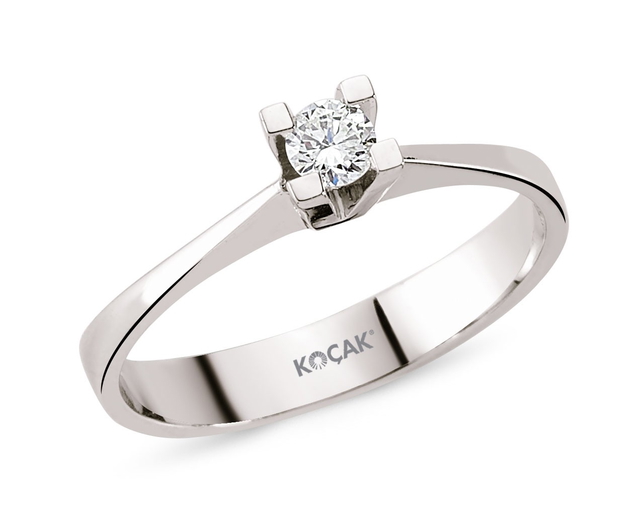 0.36 Karat Pırlanta Tektaş Yüzük