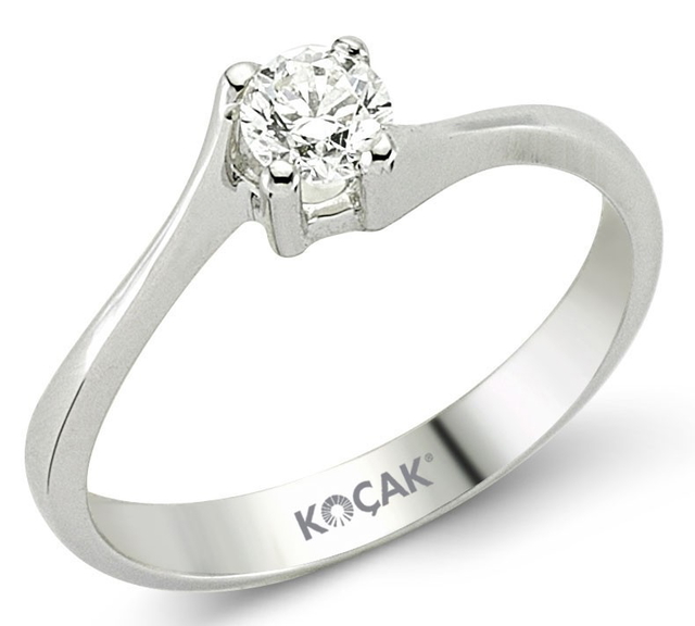 0.51 Karat GH VS Pırlanta Tektaş Yüzük