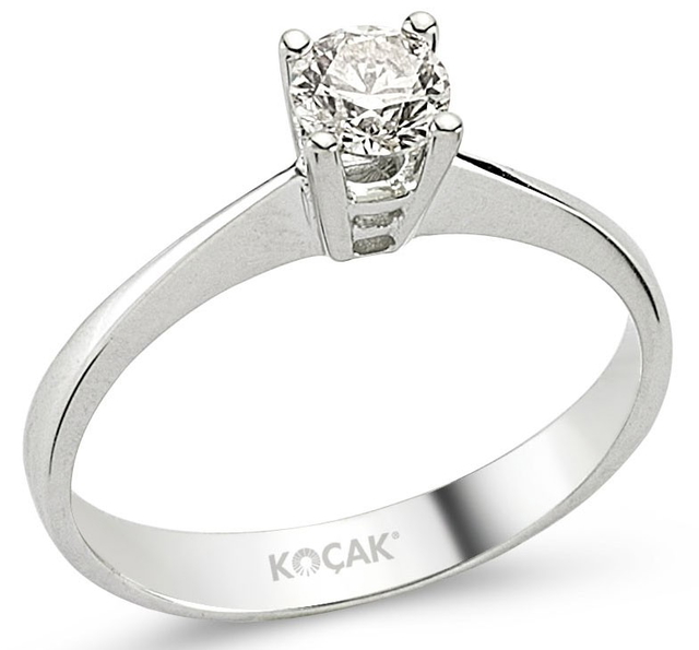 0.41 Karat GH VS1 Pırlanta Tektaş Yüzük