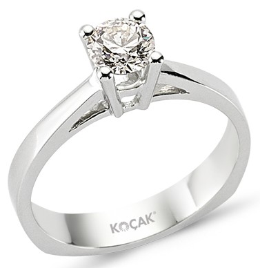 0.61 Karat GH VS1 Pırlanta Tektaş Yüzük