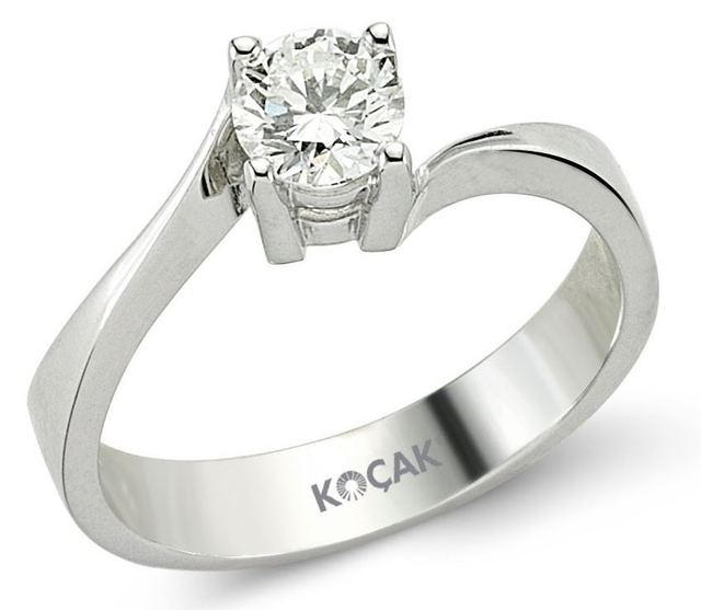 0.31 Karat GH SI Pırlanta Tektaş Yüzük