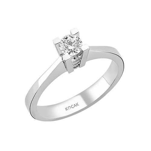 0.38 Karat EF SI Pırlanta Tektaş Yüzük