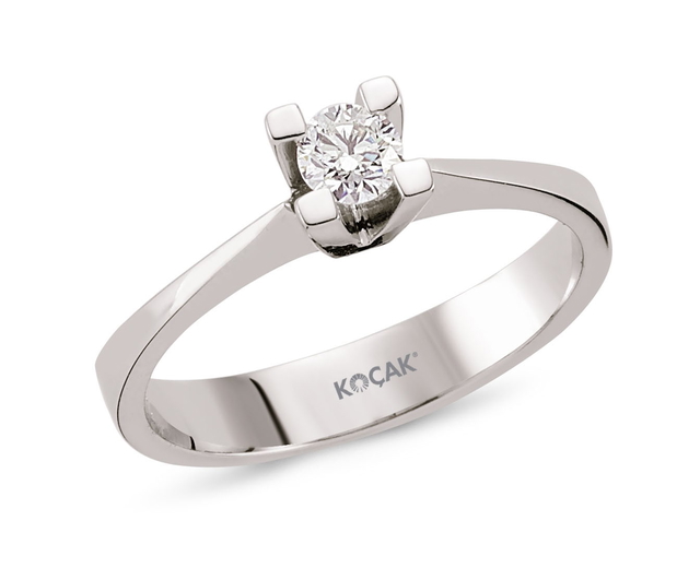 0.18 Karat GH VS Pırlanta Tektaş Yüzük