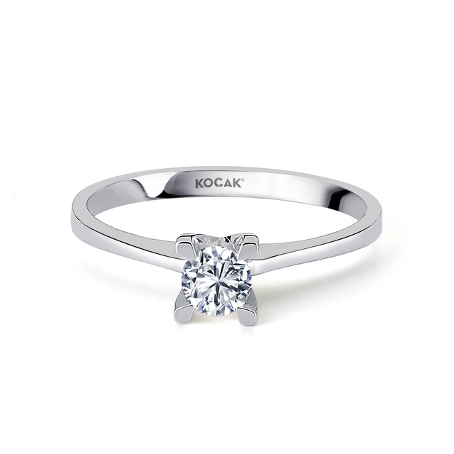 0.30 Karat EF SI Tektaş Pırlanta Yüzük