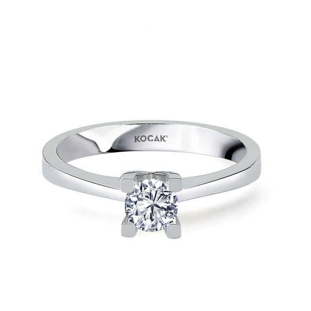 0.38 Karat EF SI Tektaş Pırlanta Yüzük