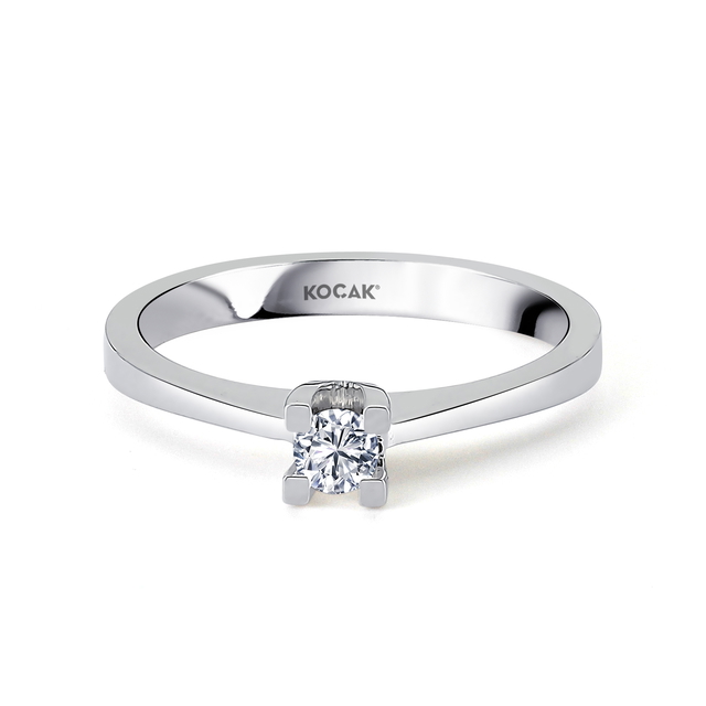 0.15 Karat EF SI Tektaş Pırlanta Yüzük