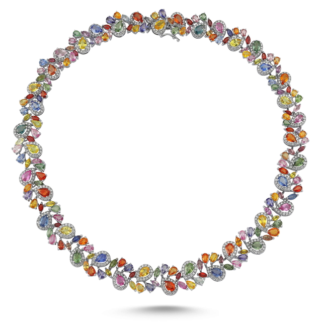 48.21 Karat Multicolor Pırlanta Gerdanlık