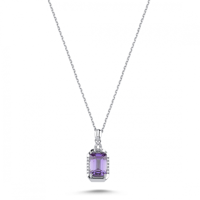 2.37 Karat Alexandrite Pırlanta Kolye