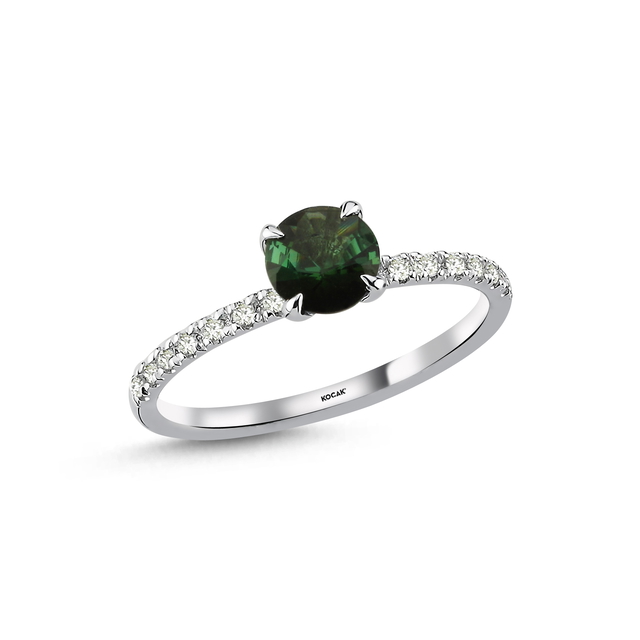 0.66 Karat Turmalin Pırlanta Yüzük