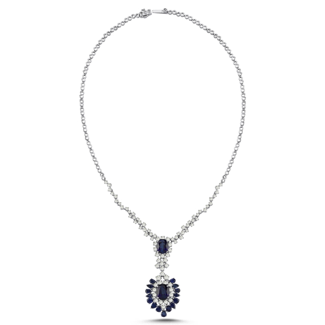 12.75 Karat Safir Pırlanta Gerdanlık