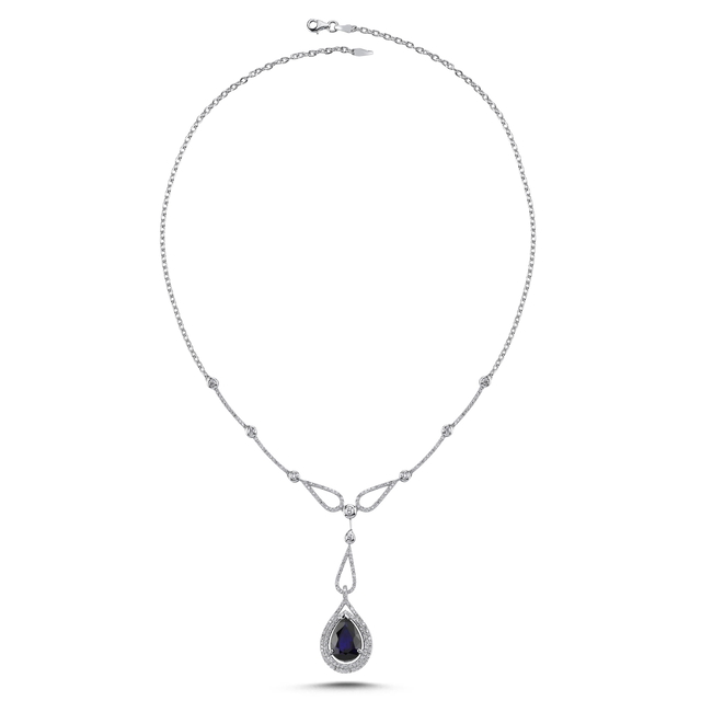 7.56 Karat Safir Pırlanta Gerdanlık