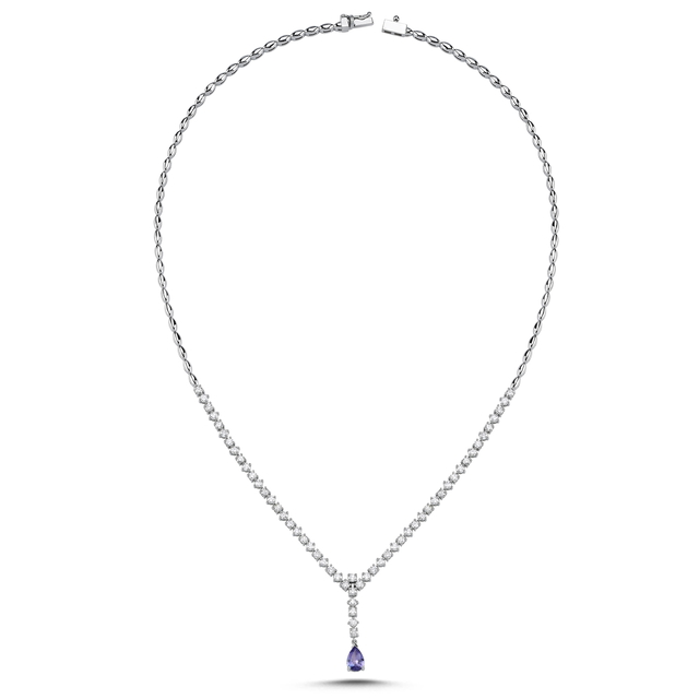 3.00 Karat Tanzanite Pırlanta Gerdanlık