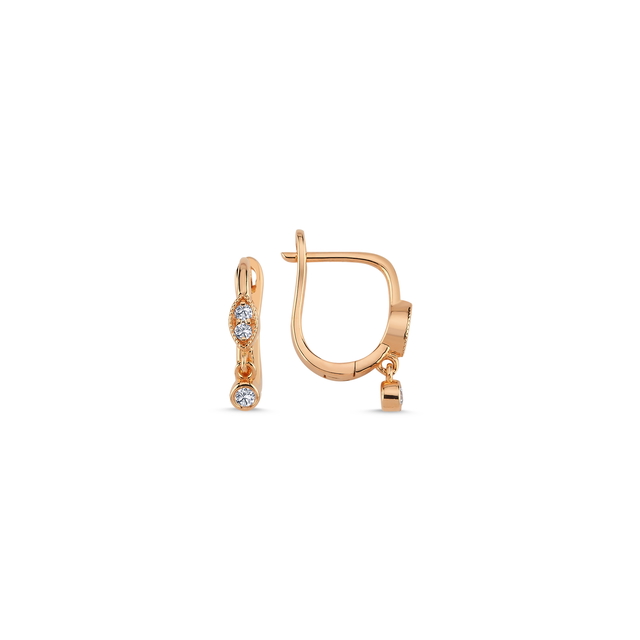 0.10 Karat Pırlanta Küpe