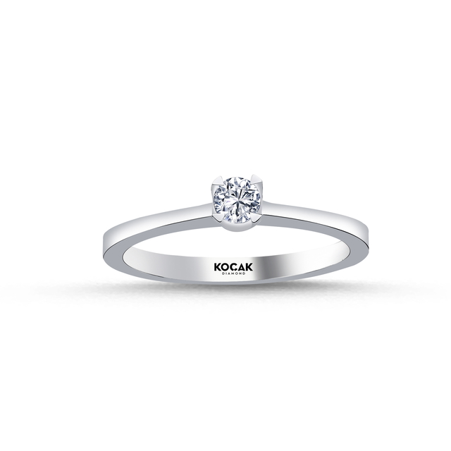 0.15 Karat EF SI Tektaş Pırlanta Yüzük