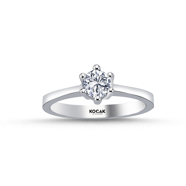 0.50 Karat EF SI Tektaş Pırlanta Yüzük