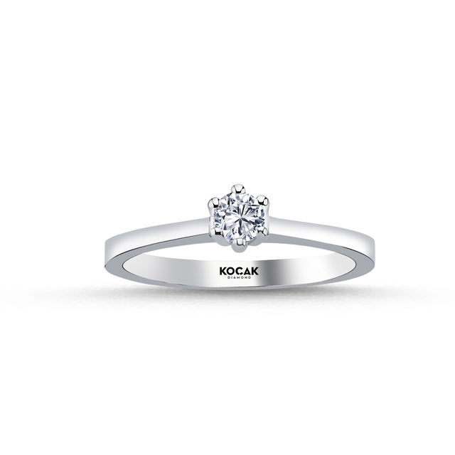 0.20 Karat EF SI Tektaş Pırlanta Yüzük