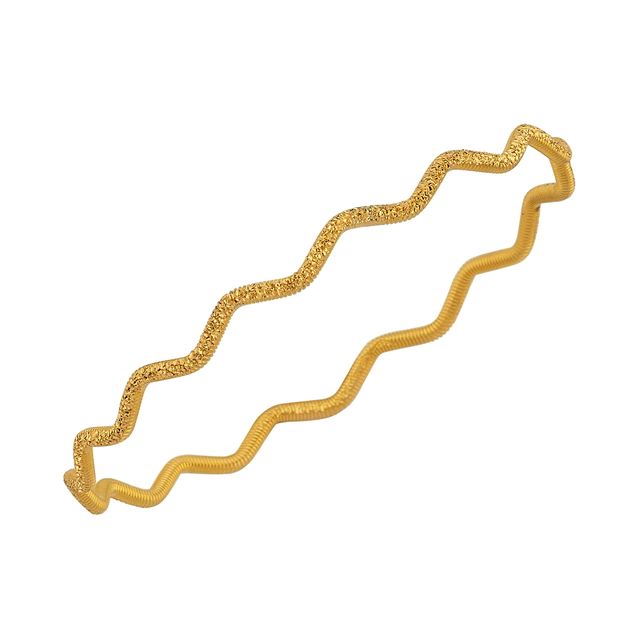 22 Ayar 10 gr Zigzag Desenli Ajda Bilezik