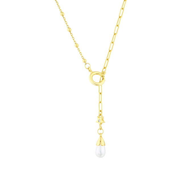 0.01 Karat Pırlantalı Efsun Gümüş Kolye