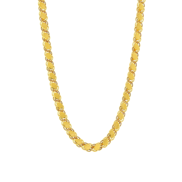 14 Ayar Pullu Altın Zincir		