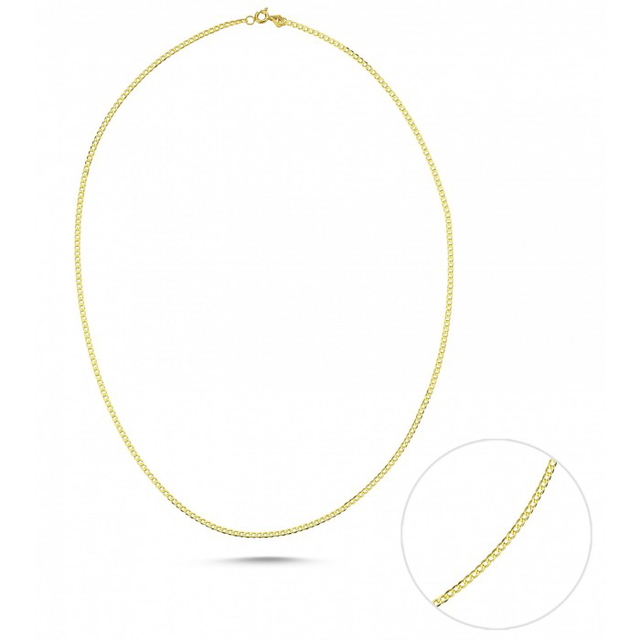 14 Ayar Tasarım Altın Zincir	
