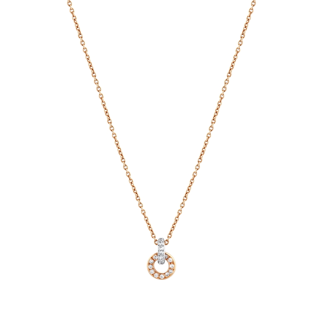 0.12 Karat Pırlanta Rose Kolye