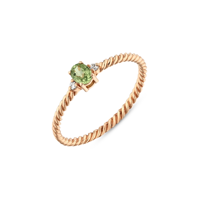 0.28 Karat Safir Pırlanta Yüzük