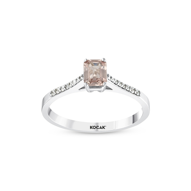 0.58 Karat Safir Pırlanta Yüzük