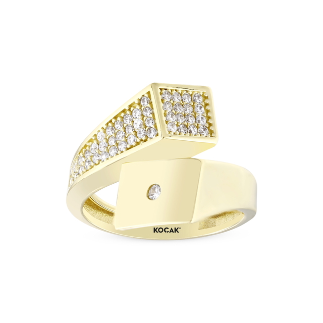 14 Ayar Sienna Tasarım Altın Yüzük