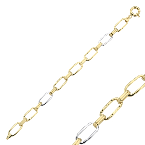 14 Ayar Violet Altın Bileklik