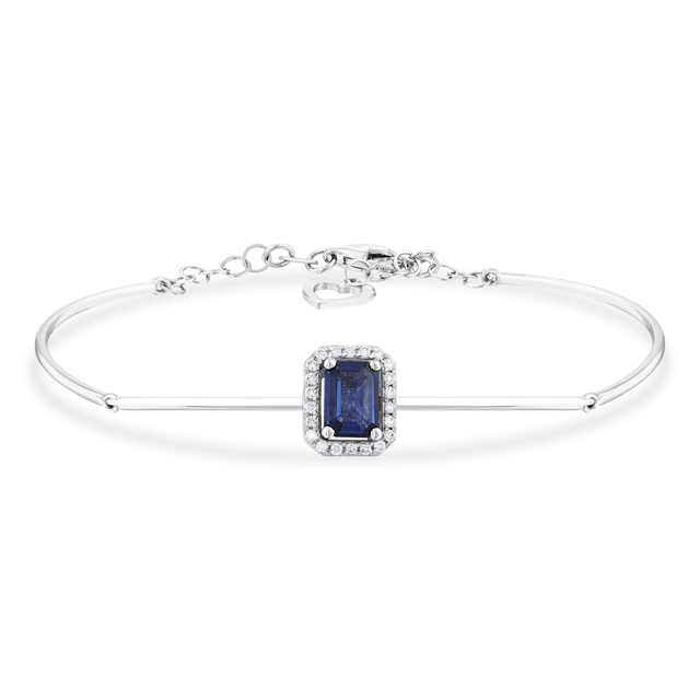 0.92 Karat Safir Pırlanta Bileklik