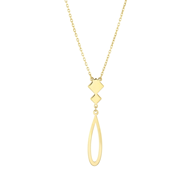 14 Ayar Pesca Tasarım Altın Kolye