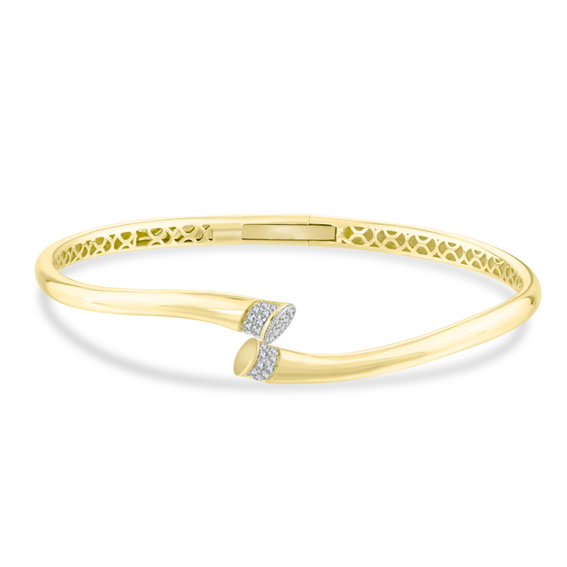 14 Ayar Elect Tasarım Altın Kelepçe