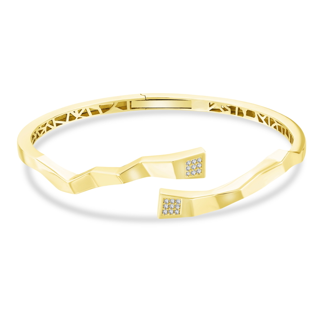 14 Ayar Breezy Tasarım Altın Kelepçe