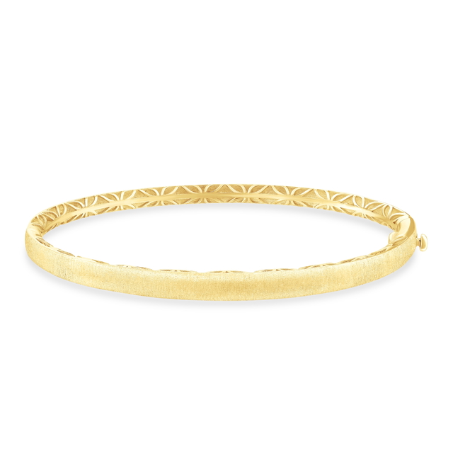 14 Ayar Cirrus Tasarım Sarı Altın Kelepçe