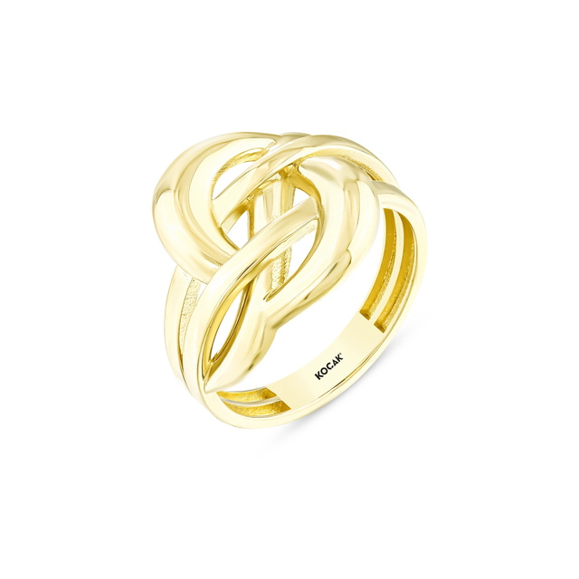 14 Ayar Veritas Tasarım Altın Yüzük