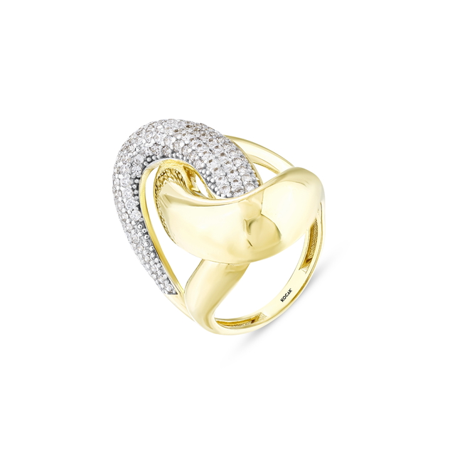 14 Ayar Salus Tasarım Altın Yüzük