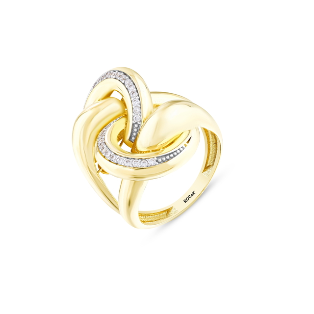 14 Ayar Linos Tasarım Altın Yüzük