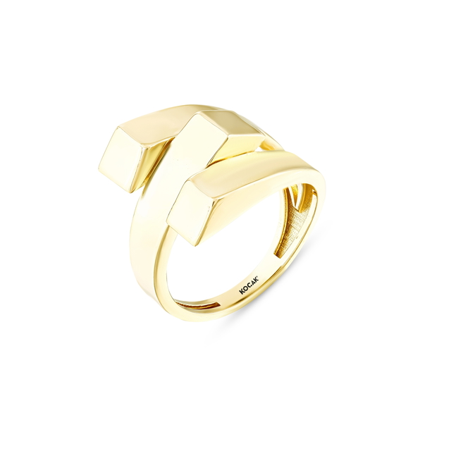 14 Ayar Romos Tasarım Altın Yüzük