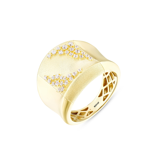 14 Ayar Ambrossia Tasarım Altın Yüzük