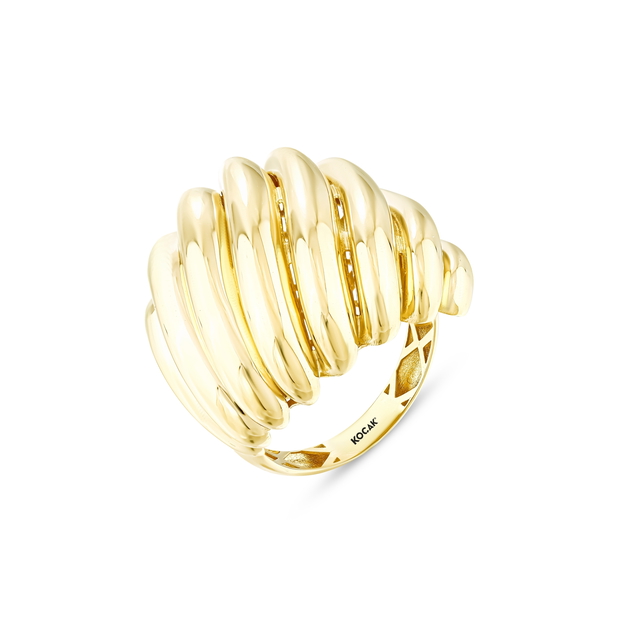 14 Ayar Eolos Tasarım Altın Yüzük