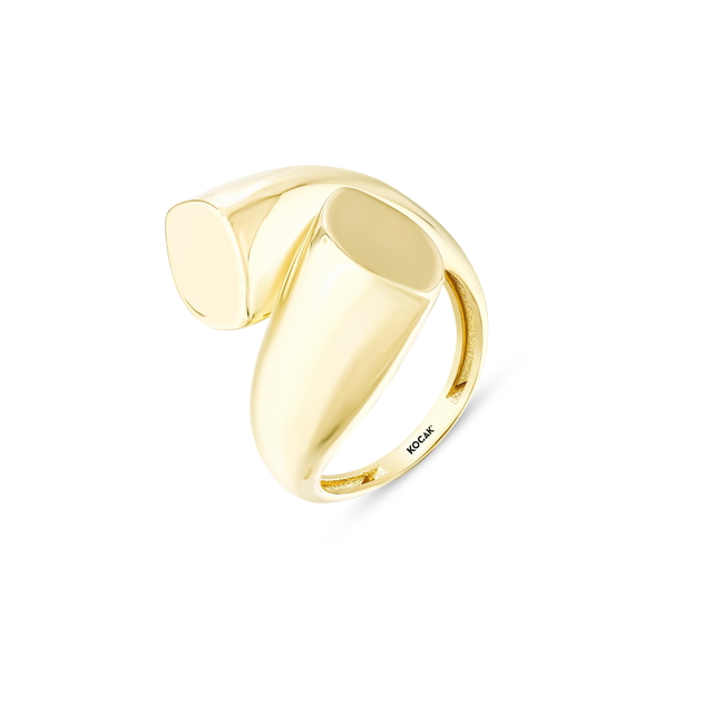 14 Ayar Dione Tasarım Altın Yüzük