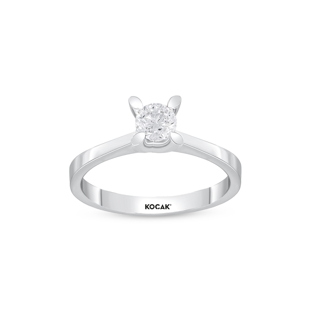 0.50 Karat Tektaş Pırlanta Yüzük