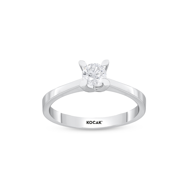 0.40 Karat Tektaş Pırlanta Yüzük