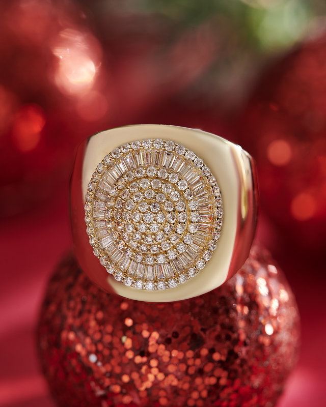 14 Ayar Fontana Tasarım Altın Yüzük