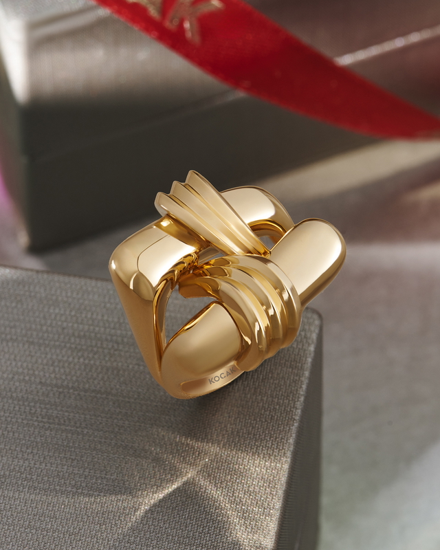 14 Ayar Monete Tasarım Altın Yüzük