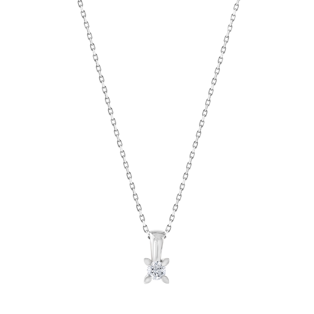 0.10 Karat EF SI Tektaş Pırlanta Kolye