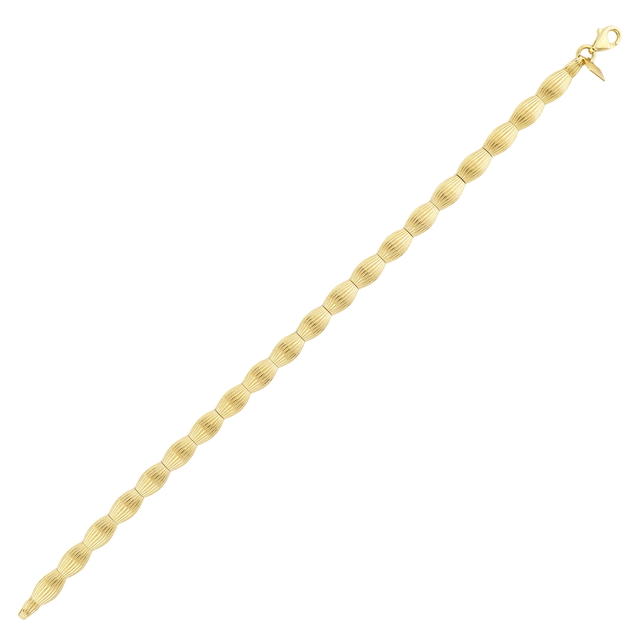 14 Ayar Bozzolo Tasarım Altın Bileklik