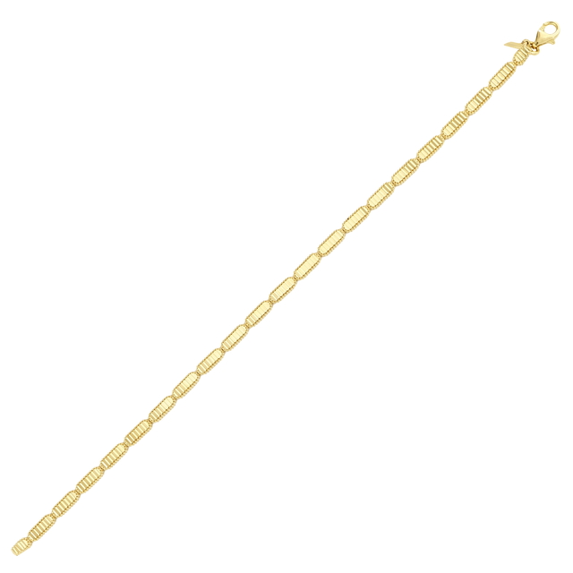 14 Ayar Kapsül Tasarım Altın Bileklik